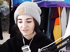 Cum Tribute for german Youtuber Jodie Calussi +Fake Reaction