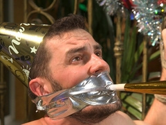 Clamped male gets anal ruined by horny master in home fetishes