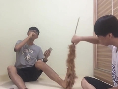 Hong Kong Boys Tickling Each Others Feet