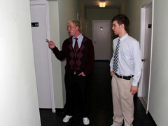 Lads share the classroom for mind blowing cam sex