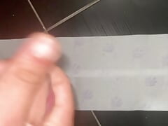 Jerk My Cock Compilation At Bathroom