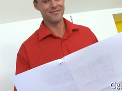 Watch this hot dude strocks a hot dudes dick