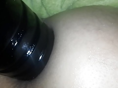 Selffuck with extrem big Dildo