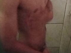 Boy on shower