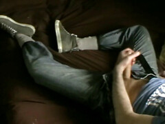 Denim, gay converse, strung up