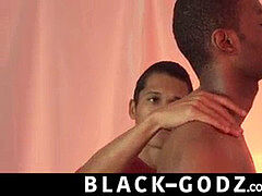 Black bulge monstercock pummeling steaming black teen bareback black-GODZ.COM