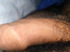 Process erection of my cock in the bed (22 year old) 11