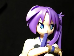 Hiiragi kagami Kaga Cosplay Ver (bukkake)