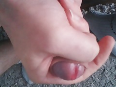 Me wanking and cumming