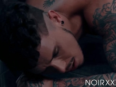 Intruding paparazzi Seth Knight throatfucked intensely by dom Trey Donovan