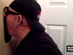 He goes crazy when he sees that glory hole fire hose