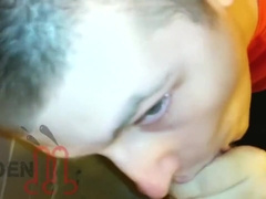 Hung Red Head Sucked Off In A Bathroom Stall