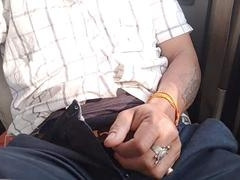Intense car ride with A Big cock man