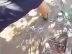 Daddy fuck Boy in Park