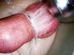 Massage with shower water