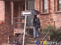 Attractive dude Antonio pumps out a hot load of warm cum