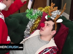 Brother Wasn’t Helping With Christmas Decorations, so I Drilled His Lazy Donk Instead