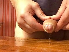 Amazing load of precum at the beginning - than great cumshot