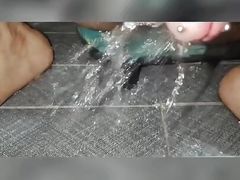 Penis head piercing