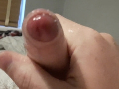 Groaning and grunting, letting out my delicious stream!