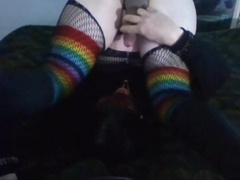 Tranny Webcam Masturbation with Big Balls & Ass