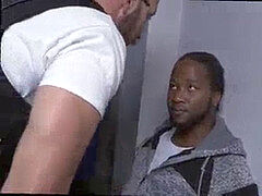 homo wonderful ebony school boys Purse thief becomes butt meat