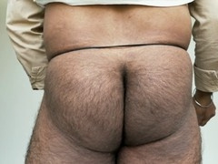 Desi teacher from India masturbates in sexy thong in a private room