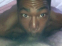 Black Bitch Swallows White Thug Cum 7