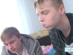 Crazy Bombshells Liam P And James T Deepthroat Their Meaty Rock-hard Lollipops!