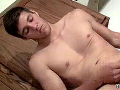 pissing fetish jock draining his cut trouser snake and spraying cum