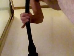 icumoveru inserts the Black Snake ALL the way in