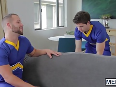 Will Braun jams his cock into his trainer Luke Adams ass