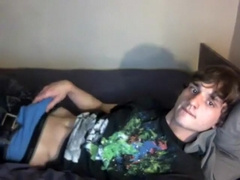 6 pack boy jerking it - more @ Gayboy.ca