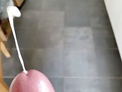 massive cumshot in slow motion