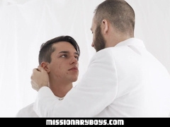 MormonBoyz - elegant Missionary dude Jizzes In A Priest’s jaws