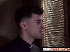 SayUncleNetwork.com - Priest's wet rail on lad after confession and oral job idolize