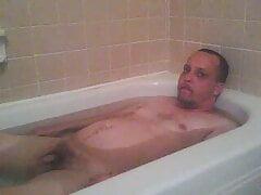 Masturbating in the bathtub for a while