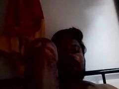 You tightened your cock by getting naked by putting spit on the cock
