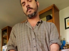 Caught masturbating around the mansion