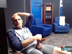 Interrupted Fapping on Web cam at Office - Chase Timber Justa9er Immense Rock hard Schlong