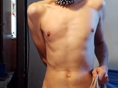 Sensitive self-flogging in virginity