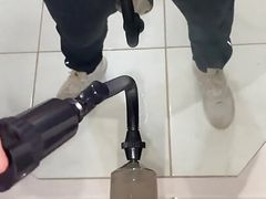 Penis Pump Leaving a Big Thick Dick