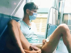 Fantastic Stepfather Wants Intercourse With Son In Teach – Public Jizz Shot