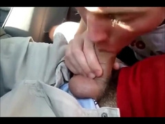 young twink sucks dick in car and swallows 3