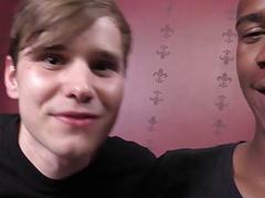 Kaiden Moss gets laid during interracial gay sex