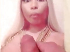 Nicki Minaj topless cum tribute (startits)