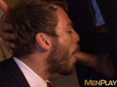 Classy stud sucks dick and spreads asscheeks for anal fuck