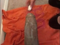 Sissy big black dildo fucked3333