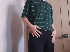 Bare Korean Getting Off Killer Lubricant with Assfucking plaything