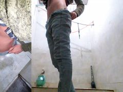 Pakistani Punjabi Muslim In Bathroom
